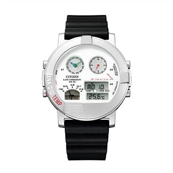 Citizen Anadigi Temp Wristwatch Mens White 250 Limited Edition Model JG0070-38A