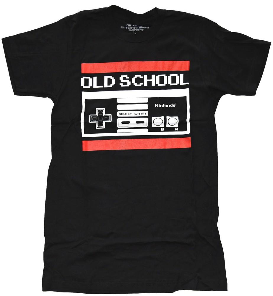 Nintendo Old School Controller Black Men s Graphic T-Shirt New Unisex T-Shirt M