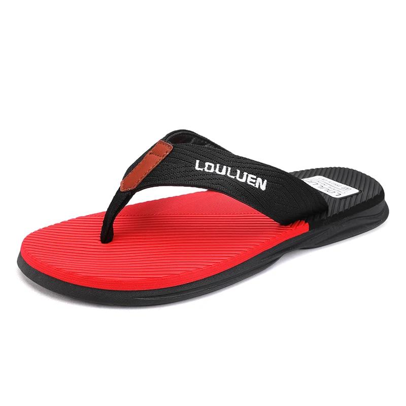 New Men Slippers Summer Ankle Wrap Shoes Slip-resistant Slide SandalsSummer Male Slippers Beach Water Shoes Zapatillas Hombre