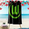 Asciugamano da Spiaggia con Stampa VfL Wolfsburg, Asciugamano Grande Morbido Asciugatura Rapida per Spiaggia Campeggio Nuoto