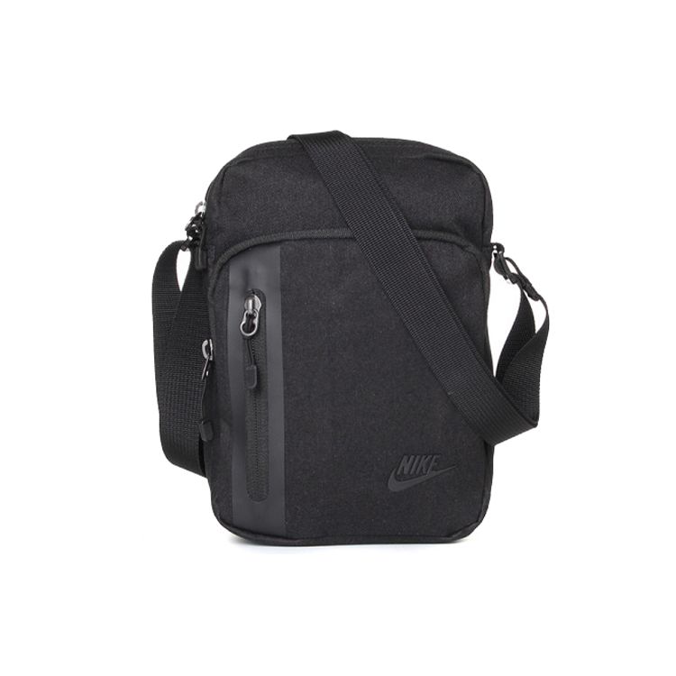 Photos - Men's Bag Nike Classic Logo Zipper Polyester Shoulder Crossbody Bag Unisex bags Black BA5268010 Black 