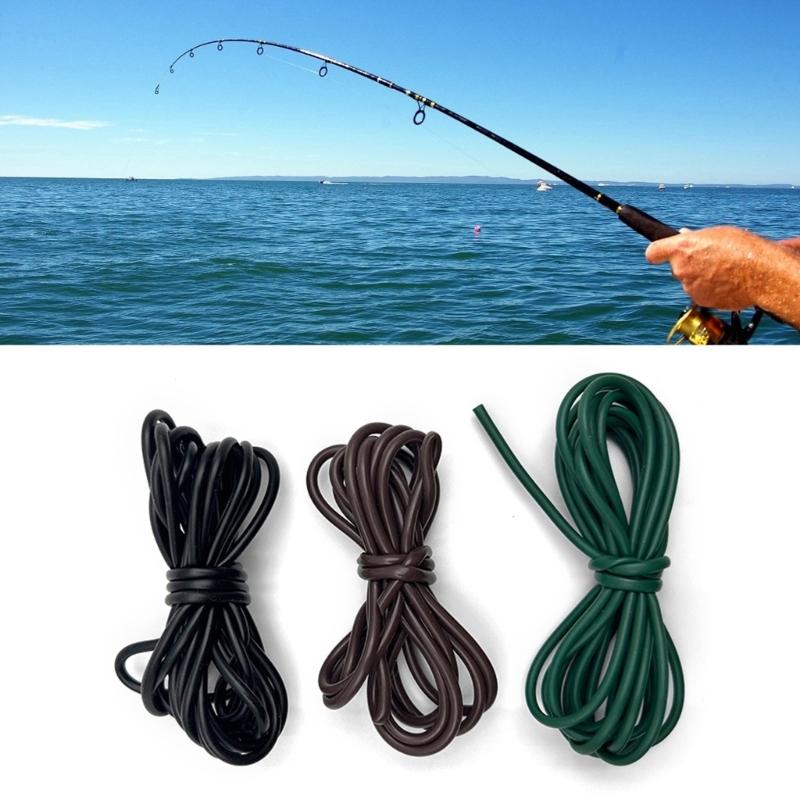 Karpfenfischen Hülse Anti-Verhedderungs-Schläuche Bissfest Karpfenfischen Gummirohr Outdoor Angelzubehör Werkzeuge