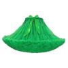 Weißer Erwachsenen Mesh Puffrock - Super Puffiger Halbkörper-Kostüm-Petticoat