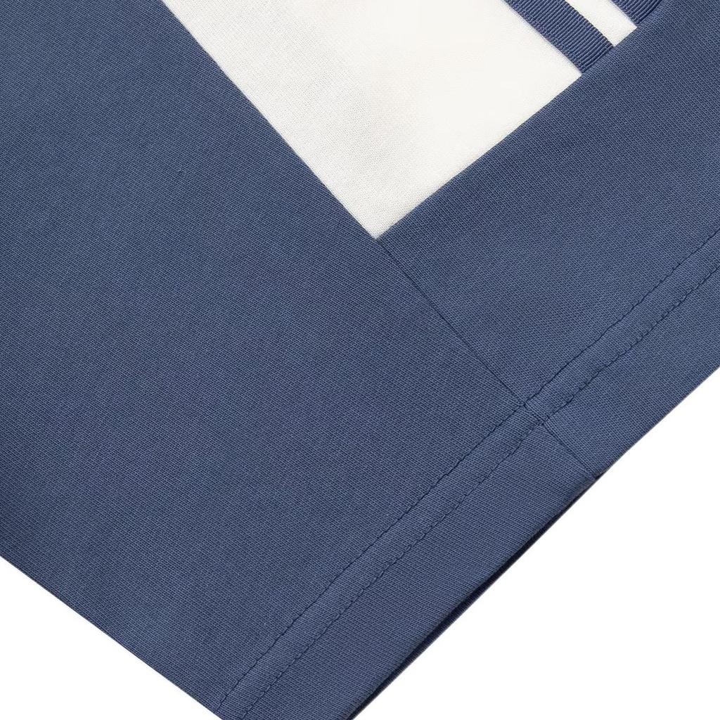 Adidas Cotton Sports Casual Short Sleeve T-Shirt Men Tops Han-Jade-White Ink-Blue JC5677