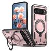 Shockproof Bumper For Google Pixel 9 Pro XL 9A Magnetic Ring Fold Bracket Phone Case For Google Pixel 10 Pro XL Dual Layer Cover