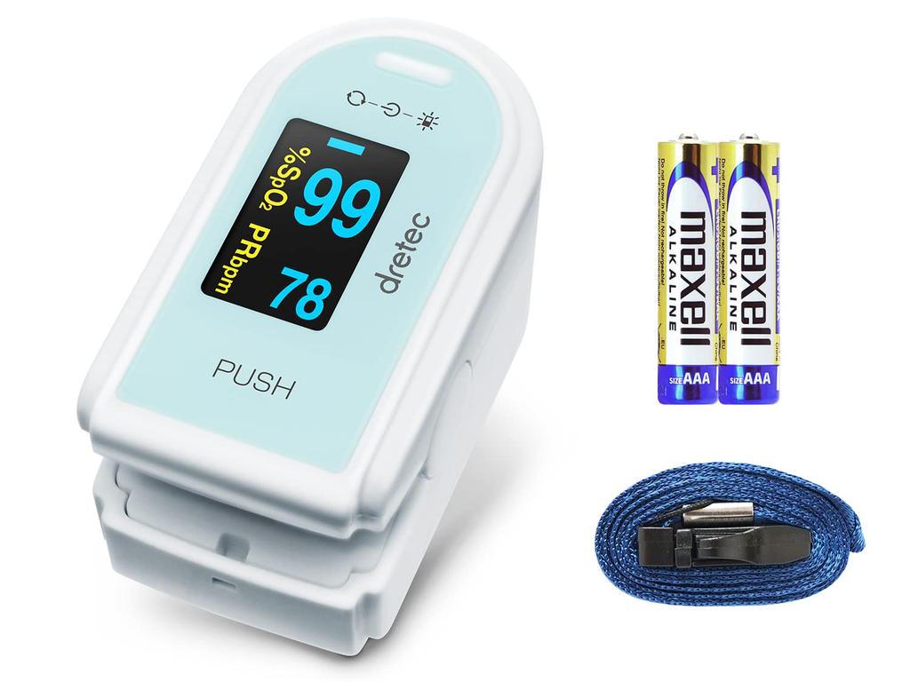 dretec Pulse Oximeter OX-101 Blue