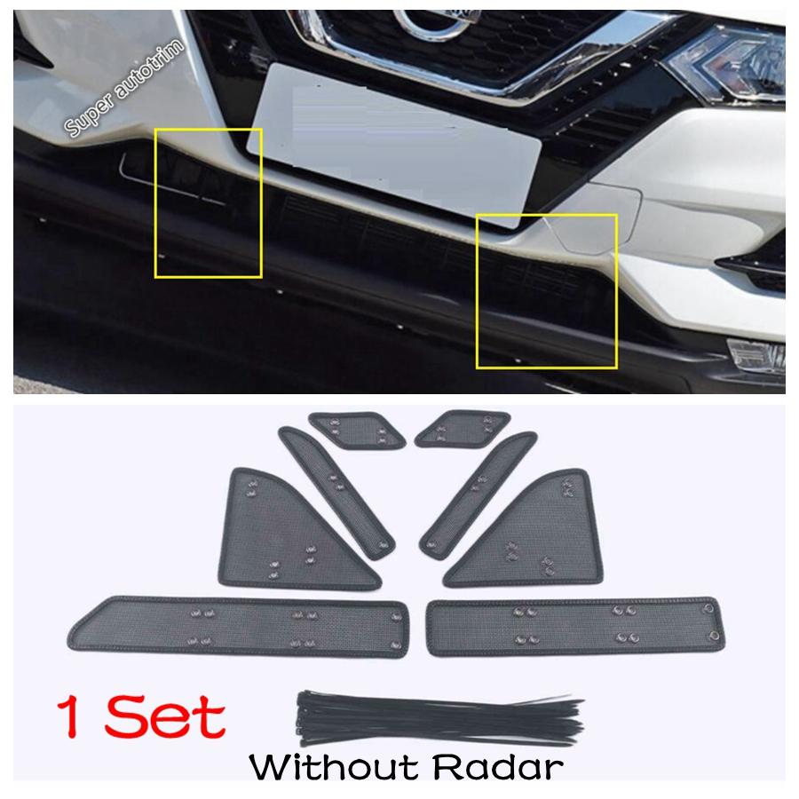 ect Screening Mesh Front Grille ert Net Decoration Covers Fit For Nissan Qashqai J11 2018 Exterior Refit Parts