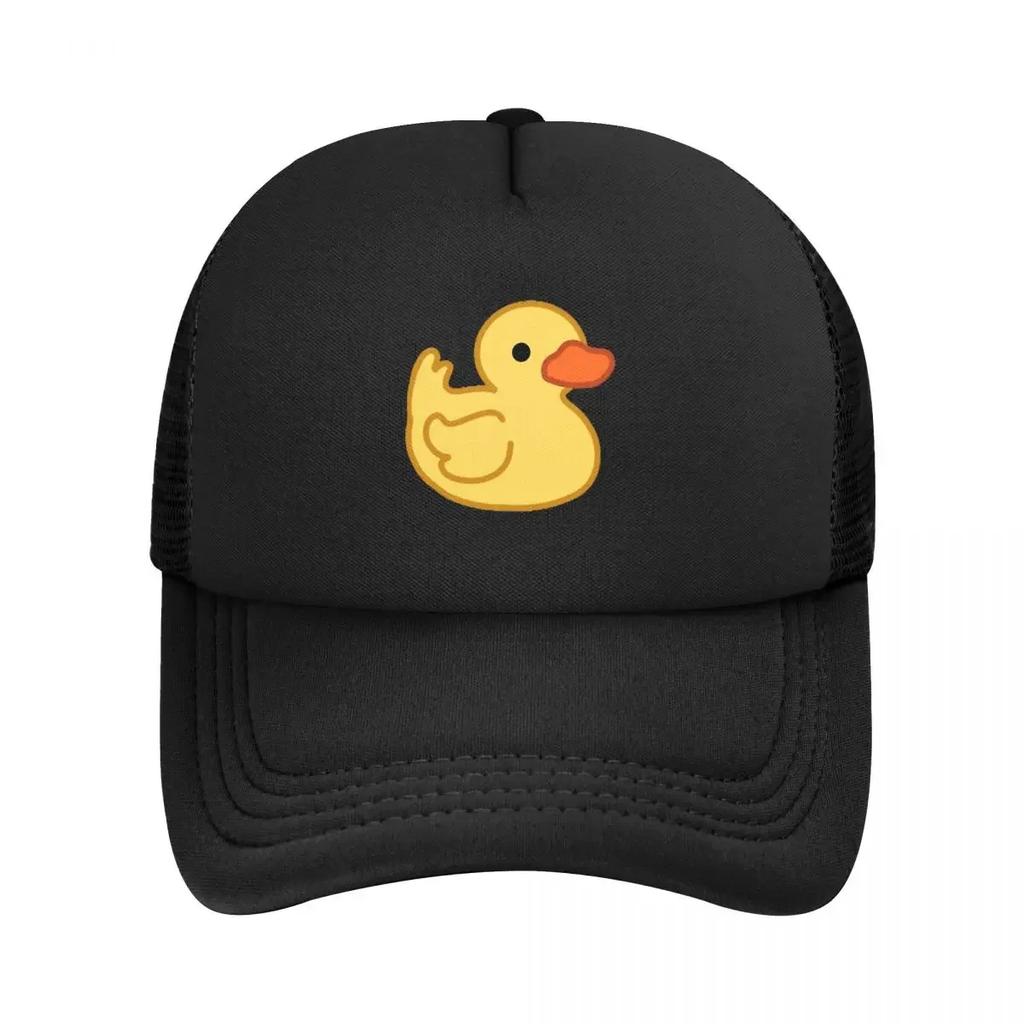 Cute Rubber Duck Mesh Baseball Caps Snapback Fashion Baseball Hats Breathable Casual Casquette Outdoor For Unisexs And Womens
