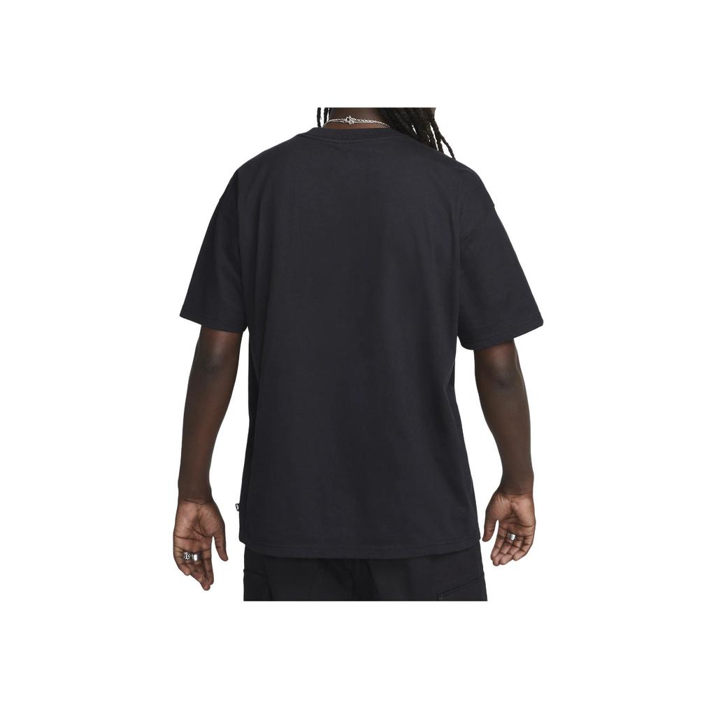 Nike Sb Letter Logo Crew Neck Short Sleeve T-Shirt Men Tops Black DX9465-010