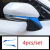 Fit for 2018- Blue Steel Rearview Mirror Decor Strip Trim  Toyota Camry 4PCS