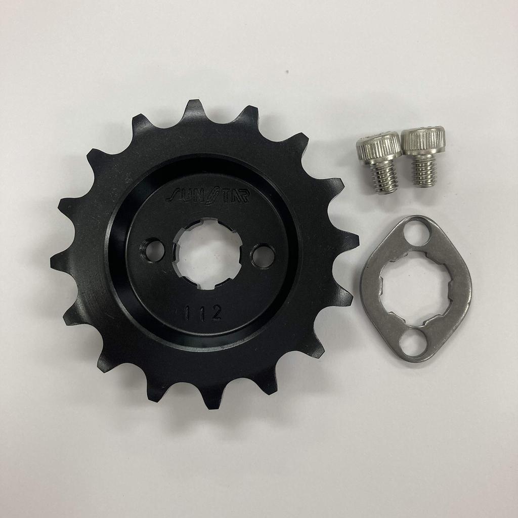 SUNSTAR Front Sprocket 7mm Offset for 420-16T MONKY/GORILLA, etc. 112-16