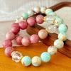 High Quality Artificial Calcite Natural Mahogany Grain White Crystal Bracelet Bracelet.