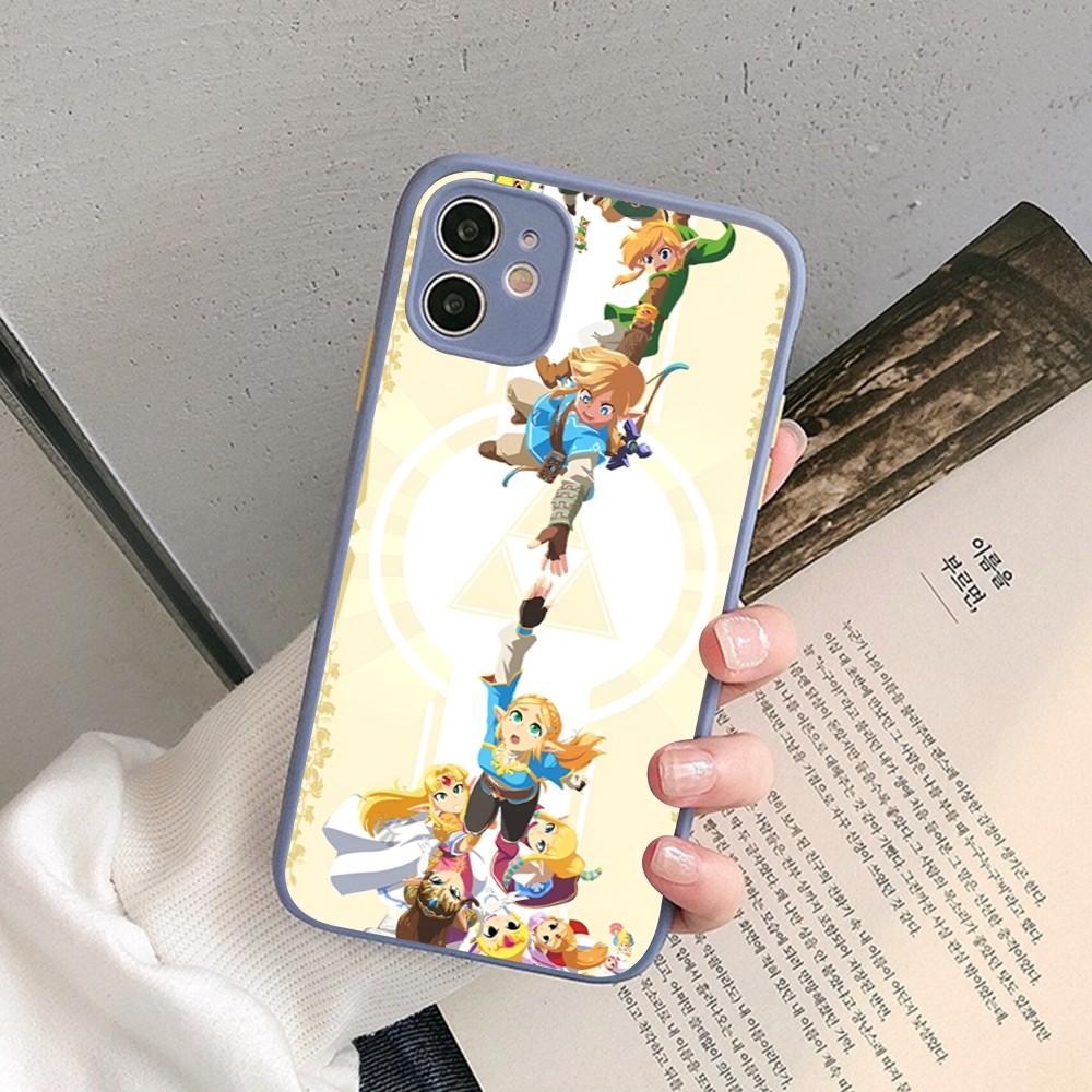 

The Legend Of Zelda Phone Case For IPhone 14 11 12 13 Mini Pro Max 8 7 Plus X XR XS MAX Translucent Matte Cover iPhone 16