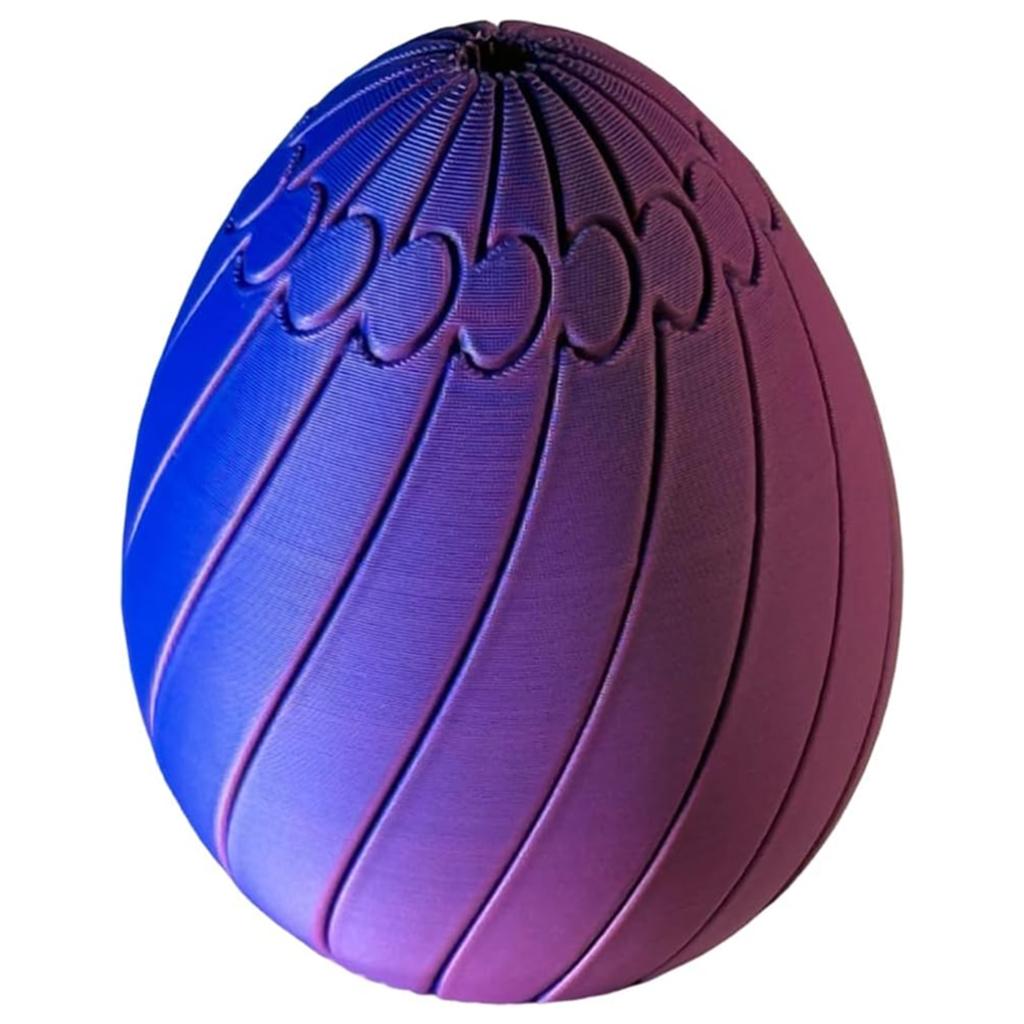Twisty Fidget Egg 3D Printed Slippery Egg Fidget Easter Egg Toys Basket Stuffers Rotating Fidget Puzzle Toy For Stress Relief