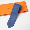 Used Unused Item 2025 Model HERMES Geometric H Tie Silk Tie H Logo 20260805/RB0296