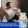 Highly absorbable magnesium glycine 100 mg, muscle relaxant, 120 capsules
