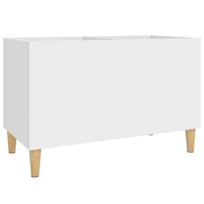 VidaXL Record Cabinet White 74.5x38x48 Cm Engineered Wood 831957
