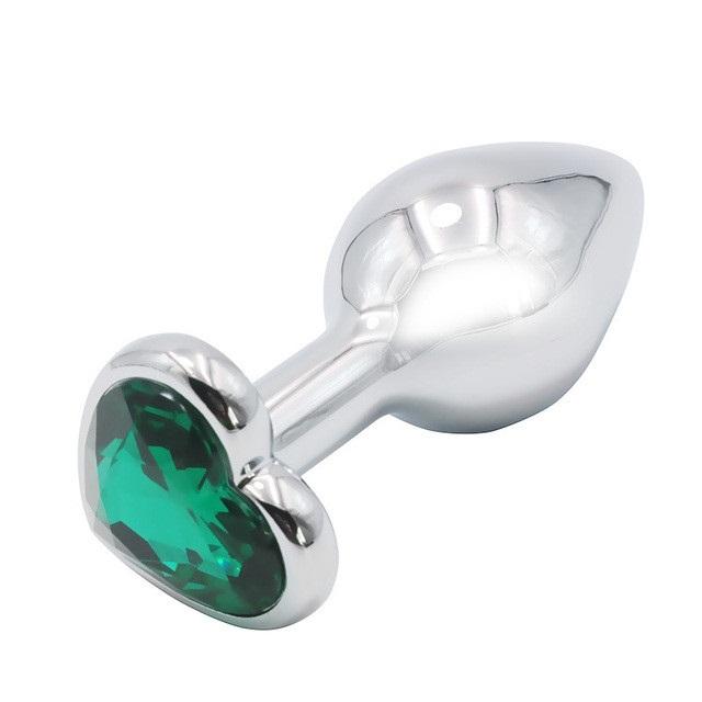 1 Stück 3 Größen Analplug Rund Edelstahl Kristall Buttplug Abnehmbarer Analplug Stimulator Analsex Spielzeug Prostata Massagegerät Dildo