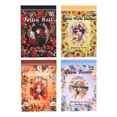 Lose Old Times Serie Vintage Charakter Blume Material Collage PET Aufkleber Buch Kreative DIY Journal Schreibwaren