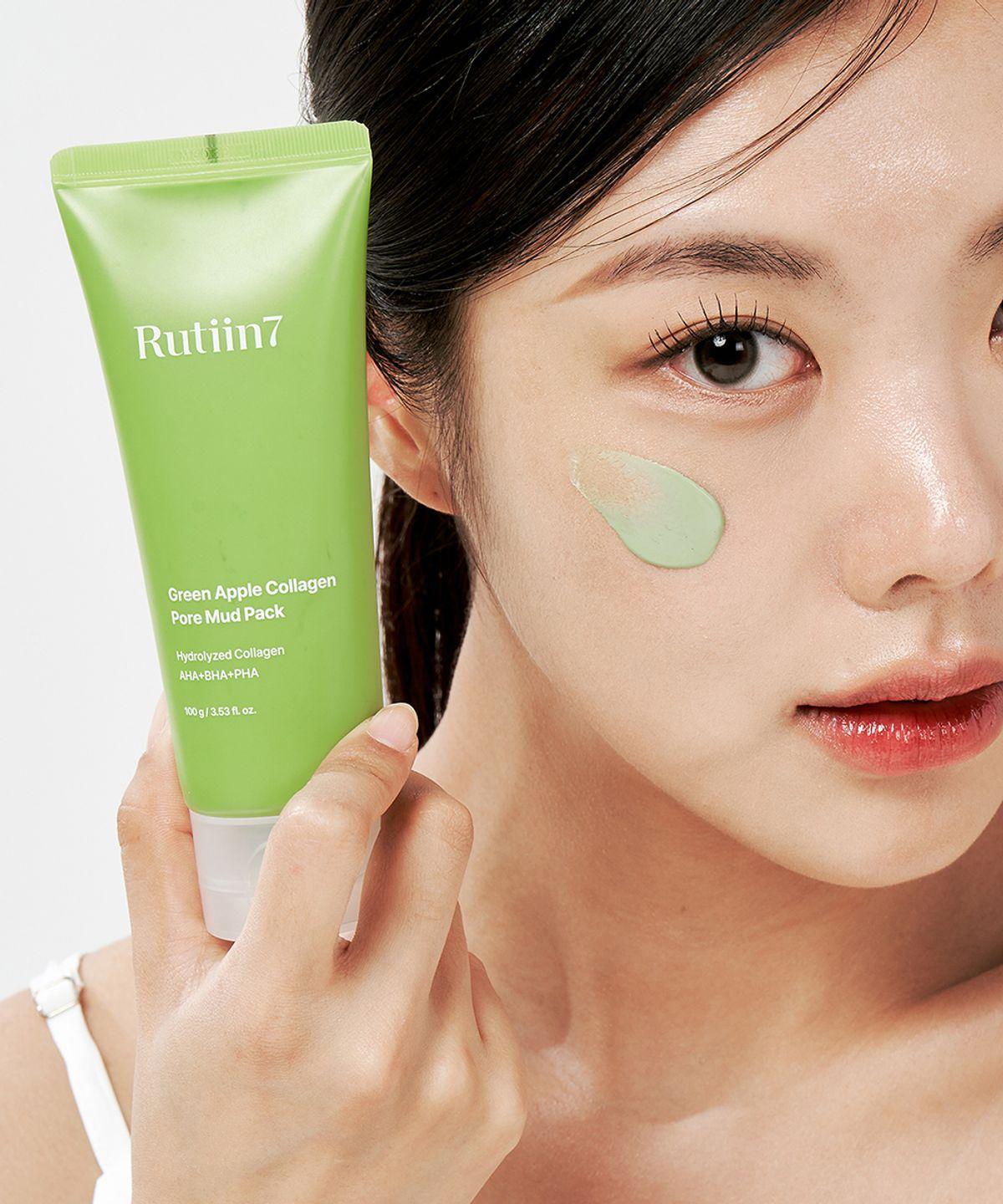 Green Apple Collagen Pore Mud Pack Green Apple Wash-Off Pack 100g