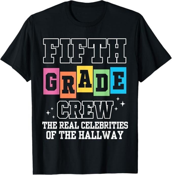 Fifth Grade Teacher Gifts Kid 5th Grade Team Back To School T-Shirt
