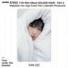 ATEEZ Golden Hour Part.2 Makestar Meet & Call Event Part.2 Carte photo de bienfaisance