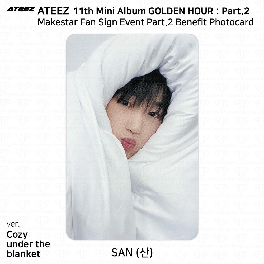 ATEEZ Golden Hour Part.2 Makestar Meet & Call Event Part.2 Carte photo de bienfaisance