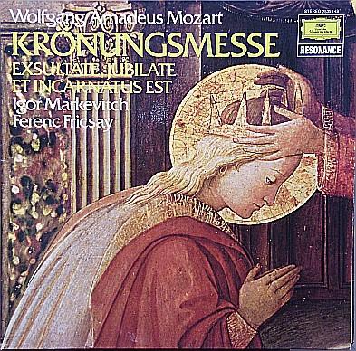 

LP Record WOLFGANG AMADEUS MOZART , IGOR MARK - Kronungsmesse - Exsultate, Jubilate 2535148 Deutsche Grammo 1976 Germany Classical Used