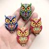 6 super bright owl pendant for jewelry earrings