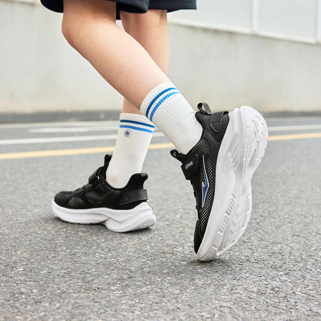 Hongxing Erke Childrens Ming Ou 2 Synthetic Leather Fabric Comfortable Breathable Mesh Summer Physical Test Low-Top Running Shoes 65125203060-001