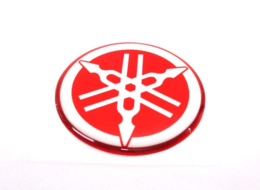 

Наклейка-эмблема камертона YAMAHA, красная, оригинальный продукт, 40 мм