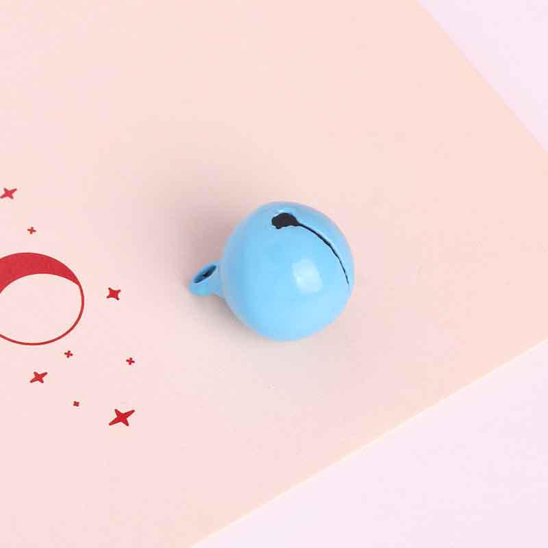 Colorful 14mm Metal Bell Keychains and Christmas Tree Decorations