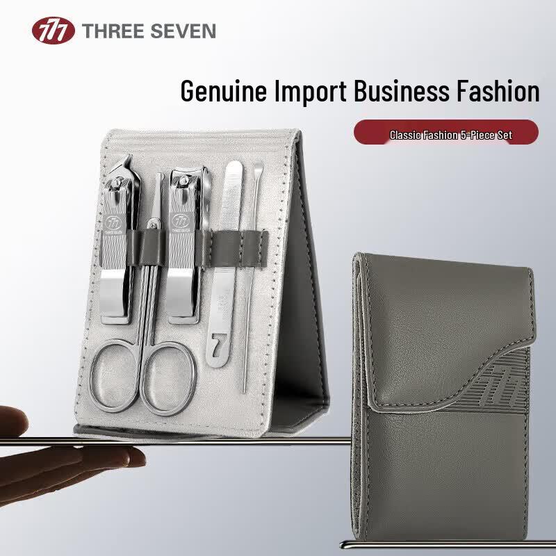 777 5-Piece Carbon Steel Manicure Set