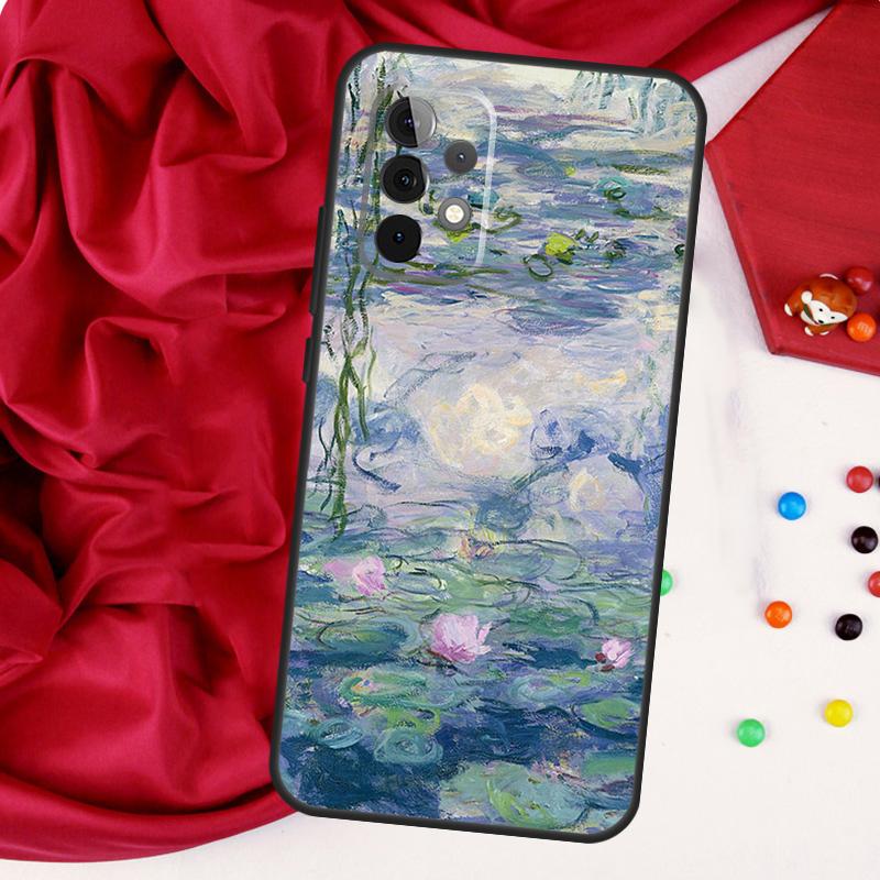 

Claude Monet Garden Lotus Bridge For Samsung Galaxy A56 A36 A26 A16 A05 A06 A22 A32 A52 A54 A34 A14 A55 A15 A53 A33 A35 Case Samsung A32 4G