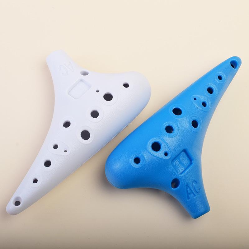 Durable Beginner 12-Hole C-Key Alto Ocarina for Kids & Classrooms