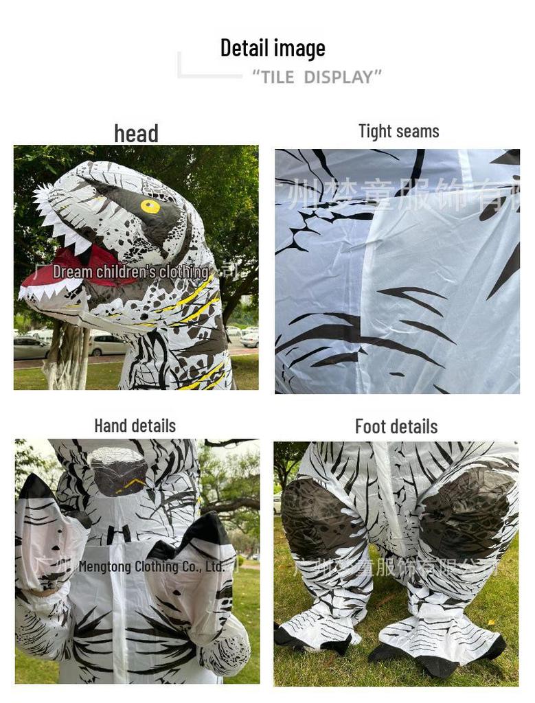 Costum Gonflabil Halloween Dinozaur & Flamingo Iepure: Recuzită amuzantă pentru spectacol cu animale