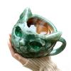 Resin Cat Cup Geode Cat Cup Unique Handmade Faux Cat Face Mug Geode Kitten Cup Resin Coffee Tea Cups Artistic Decor for Family