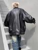 Men's Retro Brown PU Leather Jacket - 2025 Autumn/Winter Lapel Style
