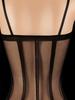 Einteiliger heißer Netz-Bodystocking für Frauen, schwarz, hohl, erotische sexy Dessous, Sex-Kostüme, Hemden, pornografischer Netz-Bodysuit