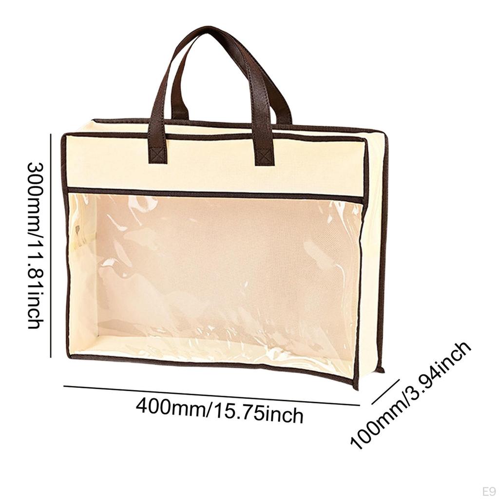 Handbag Dust Bag Purse Protector Beige Multifunctional Storage Organizer for Towels Bed Sheets