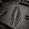 Low-Profile Motorcycle Windshield Trim Easy to Install, Tapered,
