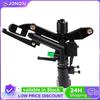1 inch Garden Sprinklers Double Outlet Connector Impact Sprinkler Automatic Multi-function Adjustable Rotating Irrigation System