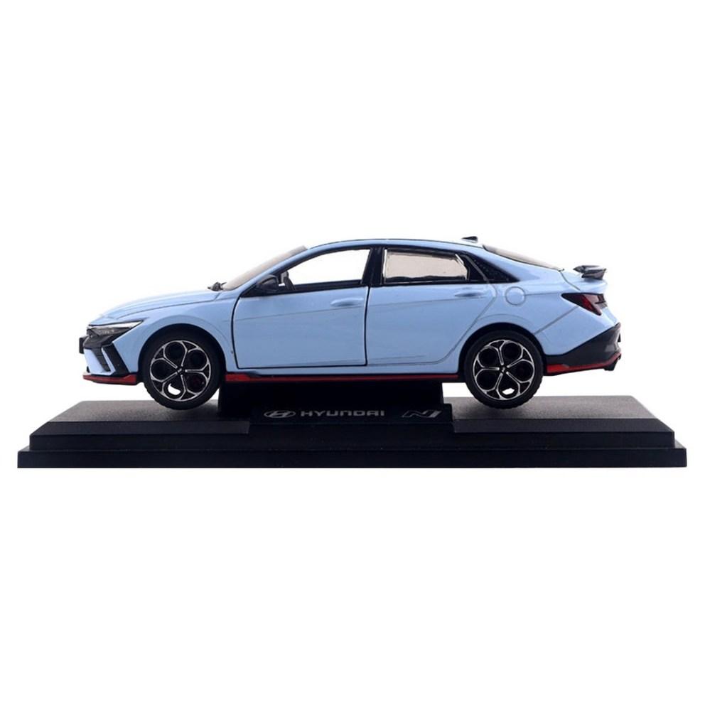 1:38 Hyundai Avante N PE Model Samochodu Die-cast z Zestawem Stojaka