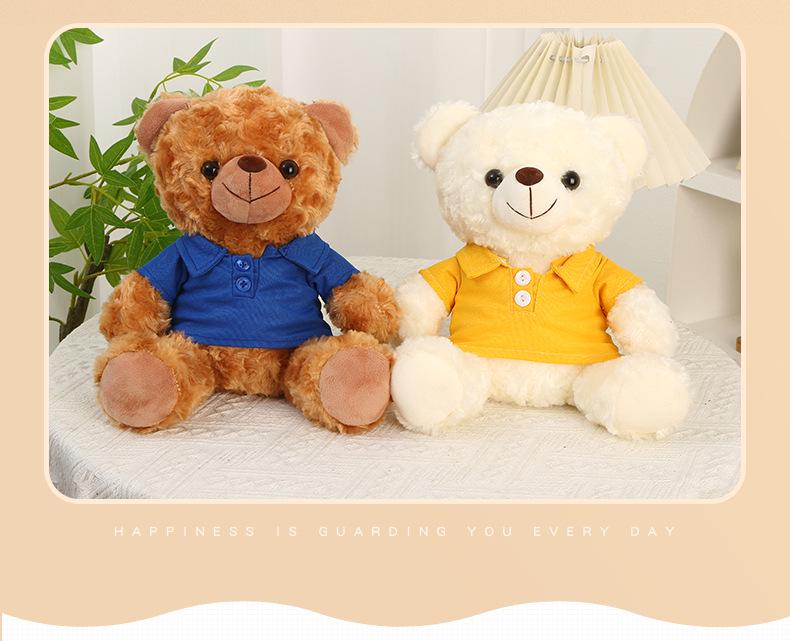 Graduation Commemorative Teddy Bear Plush with School Emblem Logo
