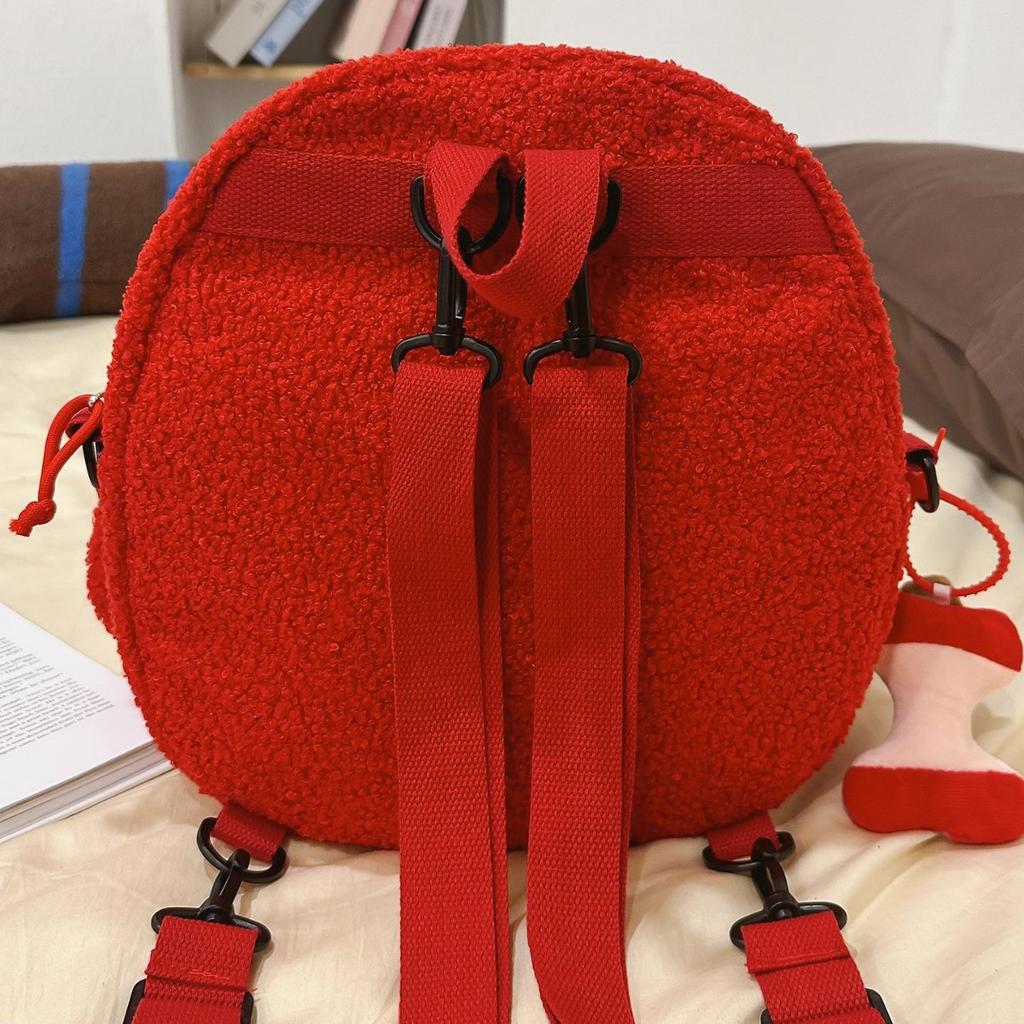 Schoolbag New High-value Fresh and Sweet Cute Apple Backpack Kindergarten Grades 1-1 Lightweight Large-capacity Backpack
