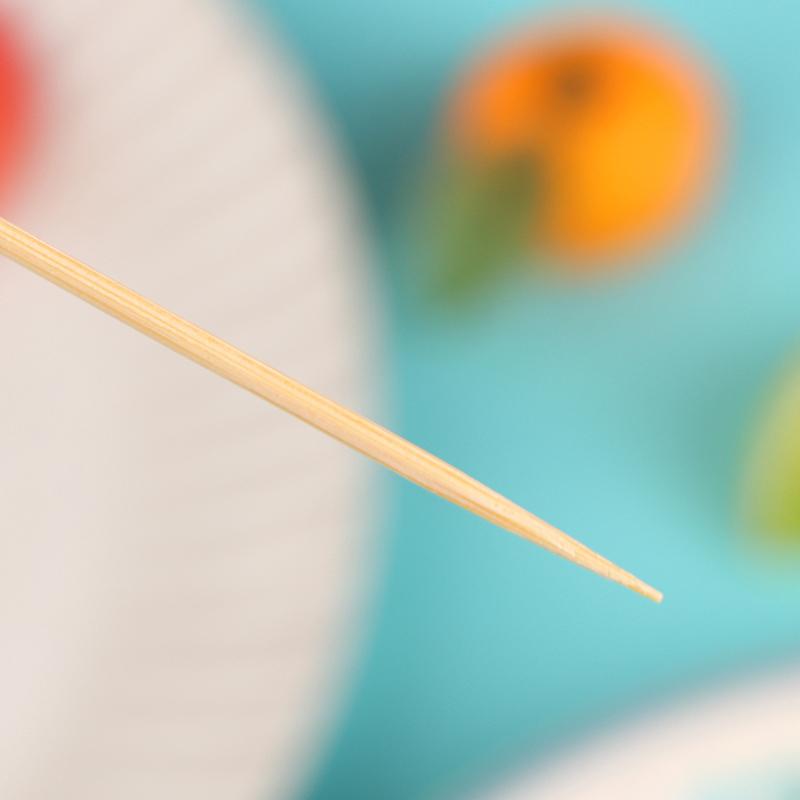 100Pcs Cute Plum Bamboo Skewers Food Cocktail Picks Buffet Fruit Cupcake Fork Sticks Party Table Decor Supplies