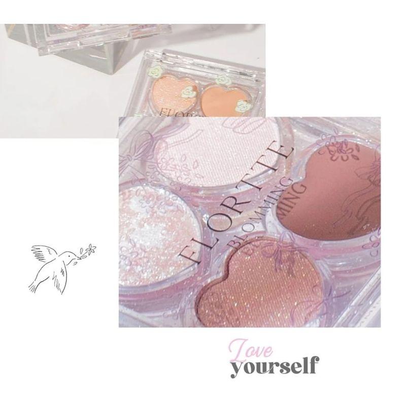 FLORTTE - Blooming Series 4 Color Eyeshadow - 03