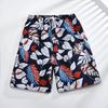Beach Shorts Men Swimsuit Polyester Comfortable Baggy Printed Summer Swim