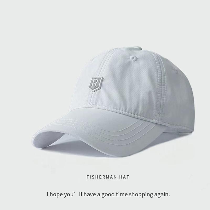 

Ricygvm Summer Quick Dry Baseball Hat For Men Outdoor Sport Peaked Cap Thin Mesh Duck Tongue Hat Fashion Letter Male Sun Visors Adjustable