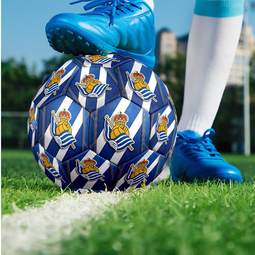 Real Sociedad FC Size 5 Standard Football Durable Training Match Soccer Ball for Adult Outdoor Sports